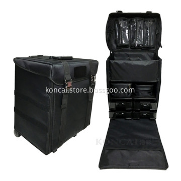 Professional Nylon Trolley Comestic Case for Dresser